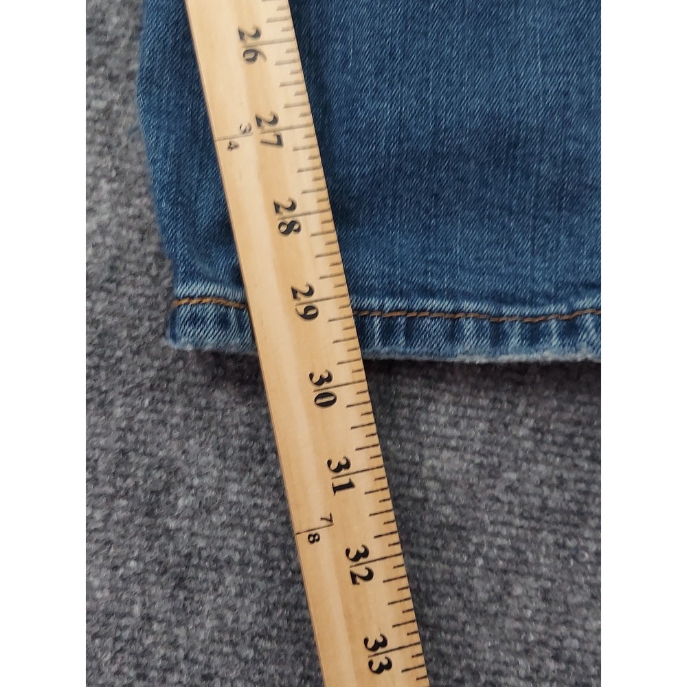 Levis 513 Jeans Mens 34x30 Blue Whiskered Slim Straight Denim Preppy Stretch - Picture 5 of 13